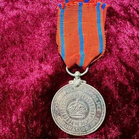 Edward VII 1911 Metropolitan Police Coronation Medal 2